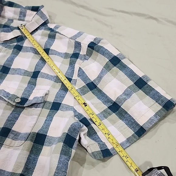 Men green XL casual/dress shirt - Picture 3 of 9